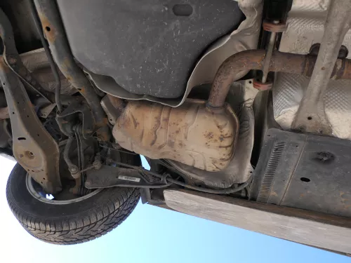 Octavia 1Z Auspuff hinten Endschalldämpfer Benziner MItteltopf Mitte 1,4 CAXA (184268)