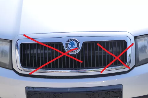 Skoda Fabia 6Y Motorhaube Klappe vorne silber LF7T vorn     (OHNEgrill!) (184278)