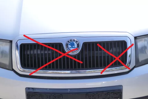 Skoda Fabia 6Y Motorhaube Klappe vorne silber LF7T vorn     (OHNEgrill!) (184278)