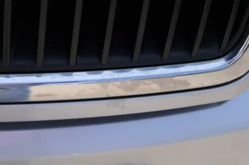 Skoda Fabia 6Y Motorhaube Klappe vorne silber LF7T vorn     (OHNEgrill!) (184278)