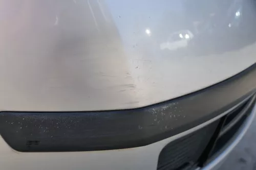 Skoda Fabia 6Y Stoßstange Stoßfänger vorne silber grau LF7T 2000-2004 (184279)