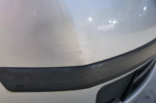 Skoda Fabia 6Y Stoßstange Stoßfänger vorne silber grau LF7T 2000-2004 (184279)