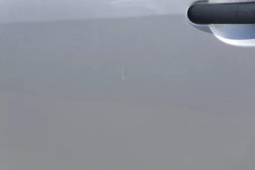 Fabia 6Y Kombi + Limousine Tür vorne links Fahrertür grau LF7T silber ohneAnba (184282)