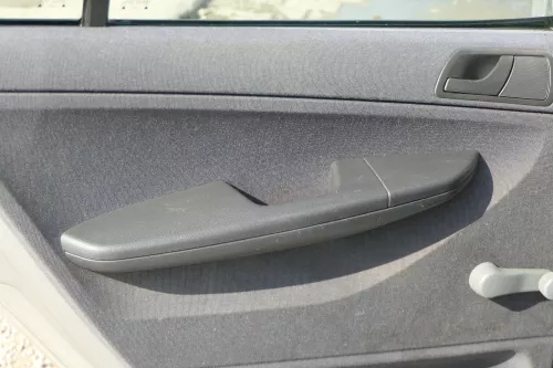 1 x Fabia 6Y Kombi Türverkleidung Verkleidung Tür hinten links schwarz anthrazit (184290)