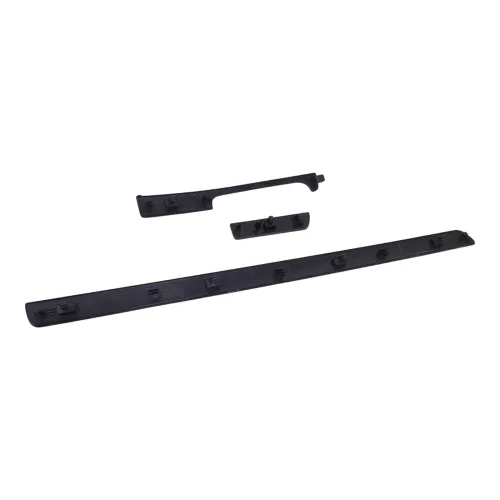 VW Golf 5 1K Verkleidung Abdeckung Dekor links + rechts -anthrazit-metallic grau (184332)