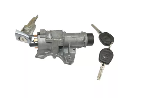 Skoda Fabia 6Y Zündschloß Schloß Zündung 2x Schlüssel + 1x Türschloß links Funk