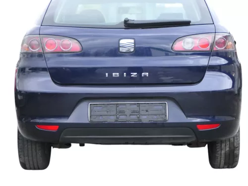 Seat Ibiza 6L Stoßstange Heckstoßstange hinten blau LW5U Facelift