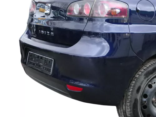 Seat Ibiza 6L Stoßstange Heckstoßstange hinten blau LW5U Facelift (184392)