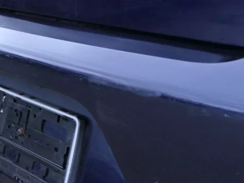 Seat Ibiza 6L Stoßstange Heckstoßstange hinten blau LW5U Facelift (184392)