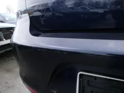 Seat Ibiza 6L Stoßstange Heckstoßstange hinten blau LW5U Facelift (184392)