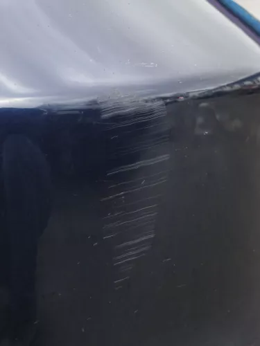 Seat Ibiza 6L Stoßstange Heckstoßstange hinten blau LW5U Facelift (184392)