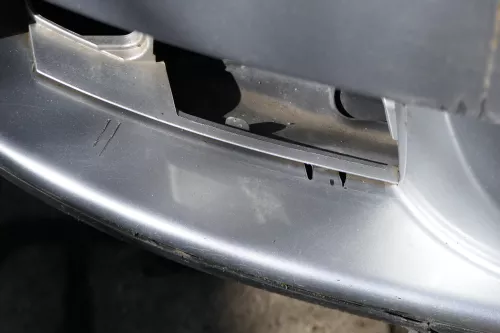 VW Golf 5 1K V Stoßstange vorne Frontoßstange Stoßfänger silber LA7W (184413)