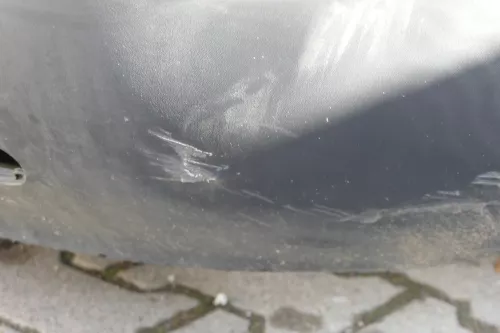 VW Golf 5 1K Limousine Stoßstange hinten Heckstoßstange silber grau LA7W (184428)