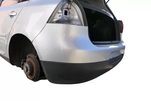 VW Golf 5 1K Limousine Stoßstange hinten Heckstoßstange silber grau LA7W (184428)