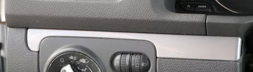 VW Golf 5 1K Verkleidung Abdeckung Dekor silber links + rechts silber grau