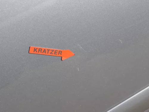 Golf 5 V 1K Tür Türrahmen hinten links 4/5-Türer grau LA7T -ohneAnbautei (184451)