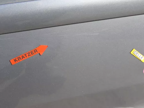 Golf 5 V 1K Tür Türrahmen hinten links 4/5-Türer grau LA7T -ohneAnbautei (184451)