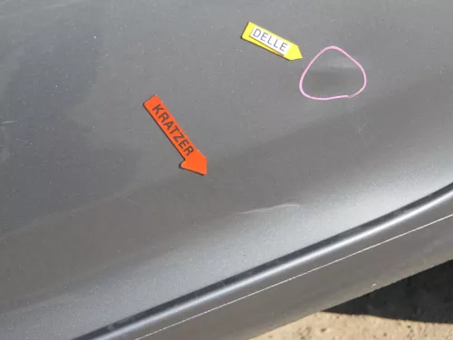 Golf 5 V 1K Tür Türrahmen hinten links 4/5-Türer grau LA7T -ohneAnbautei (184451)