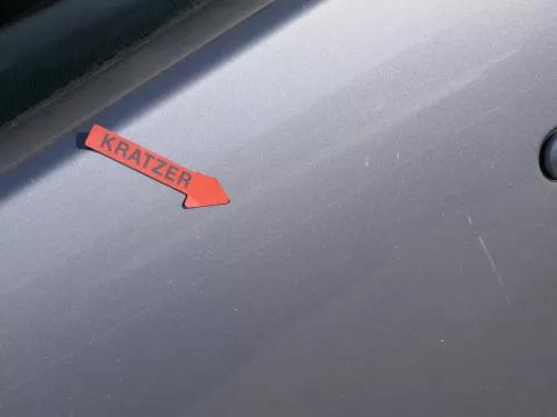 Golf 5 V 1K Tür Türblatt vorne links Fahrertür 4/5-Türer grau LA7T + Rahmen (184452)