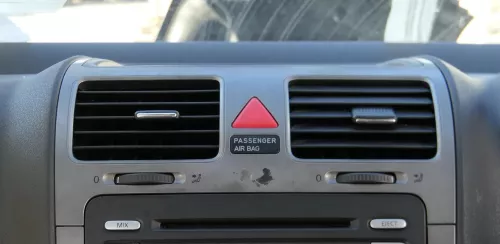 VW Golf 5 V Lüftungsdüse Düse Lüftung Blende edelstahl V80 Dekor silber (184462)