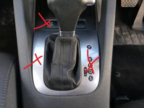 VW Golf 5 1K Schaltknauf Schaltknüppel Schaltsack (184465)