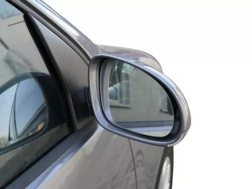 Golf 5 1K Spiegel Außenspiegel rechts grau LA7T memory Leuchte Umfeld anklappbar (184475)