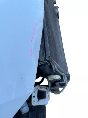 VW Polo 6R 6C Motorhaube Klappe vorn vorne weiß LB9A  - DELLE Knick Bilder! (184493)