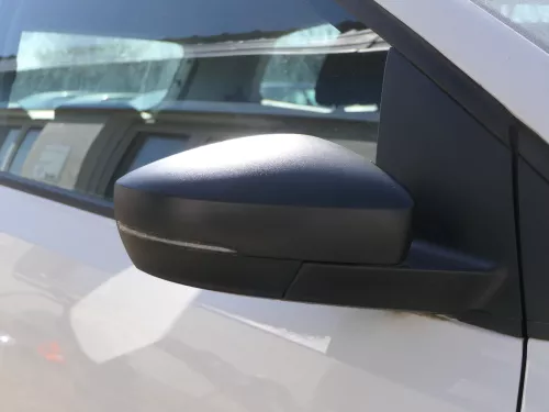 Polo 6R 6C mechanisch manuell Spiegel Außenspiegel rechts außen schwarz