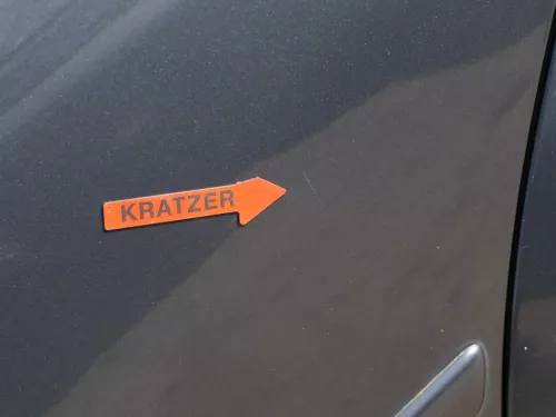 VW Golf 4 Bora Tür hinten links nur Kombi / Variant grau LC7V - ohne Anbauteile (184593)