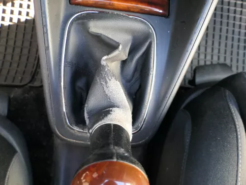 Golf 4 Bora Schaltknauf Schaltsack schwarz TDI Holz Dekor wurzelnuss klein (184605)