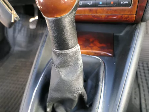 Golf 4 Bora Schaltknauf Schaltsack schwarz TDI Holz Dekor wurzelnuss klein (184605)