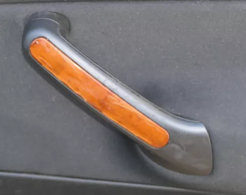VW Golf 4 Türgriffe Türgriff Abdeckung Holz Optik Dekor wurzelnuss (184614)