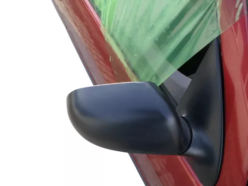 Skoda Fabia 6Y mechanischer Spiegel Außenspiegel rechts schwarz Glas (184628)