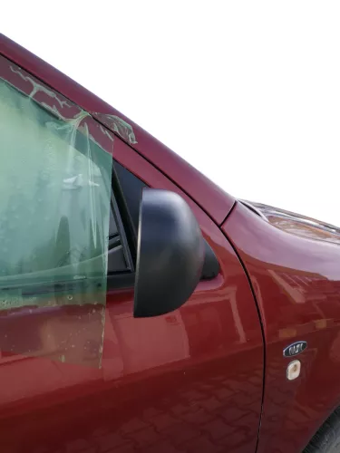 Skoda Fabia 6Y mechanischer Spiegel Außenspiegel rechts schwarz Glas (184628)