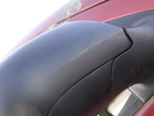 Skoda Fabia 6Y mechanischer Spiegel Außenspiegel rechts schwarz Glas (184628)