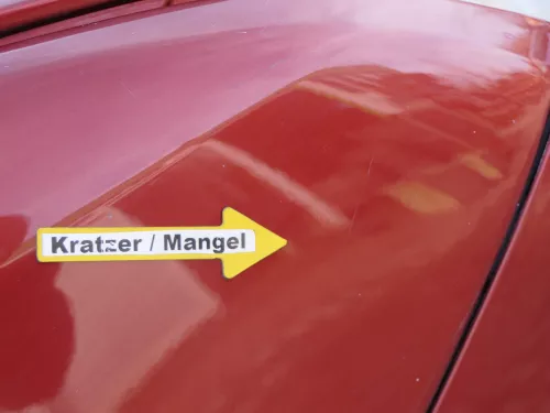 Skoda Fabia 6Y Kotflügel vorne rechts rot braun LF3T auch Kombi Facelift (184629)