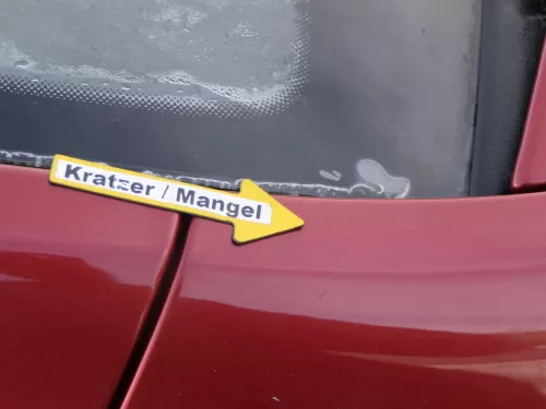 Skoda Fabia 6Y Kotflügel vorne rechts rot braun LF3T auch Kombi Facelift (184629)