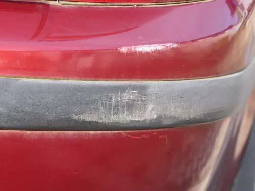 Skoda Fabia 6Y Kombi Stufenhec Stoßstange hinten Heckstoßstange rot braun LF3T (184630)