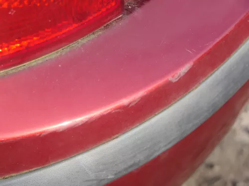 Skoda Fabia 6Y Kombi Stufenhec Stoßstange hinten Heckstoßstange rot braun LF3T (184630)