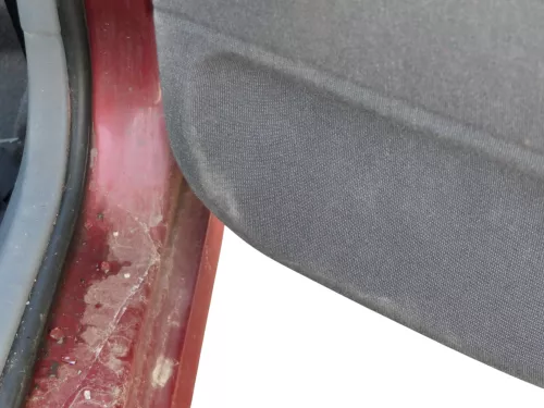 1x Fabia 6Y Kombi Türverkleidung Verkleidung Tür hinten rechts schwarz anthrazit (184635)