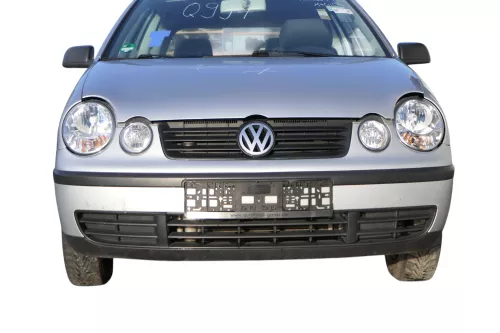 VW Polo 9N Stoßstange Frontstoßstange vorne silber LA7W