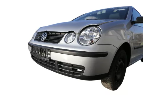 VW Polo 9N Stoßstange Frontstoßstange vorne silber LA7W (184643)