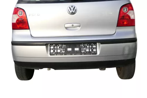 VW Polo 9N 9N3 Stoßstange Heckstoßstange hinten silber grau LA7W