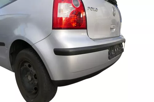 VW Polo 9N 9N3 Stoßstange Heckstoßstange hinten silber grau LA7W (184654)
