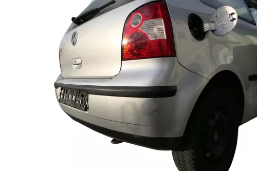 VW Polo 9N 9N3 Stoßstange Heckstoßstange hinten silber grau LA7W (184654)
