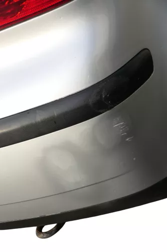 VW Polo 9N 9N3 Stoßstange Heckstoßstange hinten silber grau LA7W (184654)