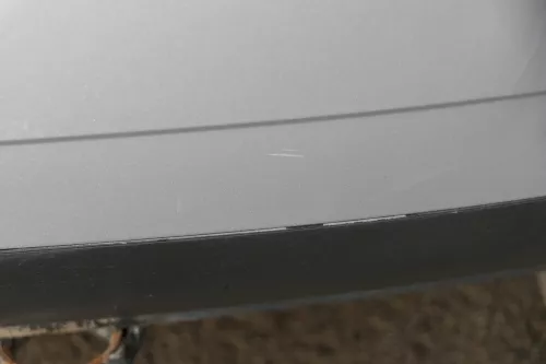 VW Polo 9N 9N3 Stoßstange Heckstoßstange hinten silber grau LA7W (184654)