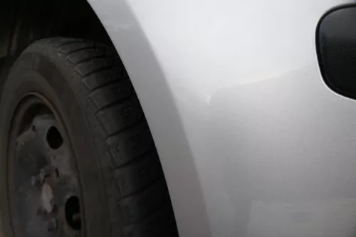 VW Polo 9N 9N3 Stoßstange Heckstoßstange hinten silber grau LA7W (184654)