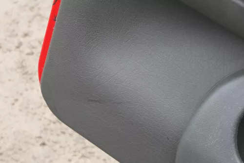 1x Polo 6N Türverkleidung Verkleidung Tür vorne links 2/3-Türer grau Griff (184679)