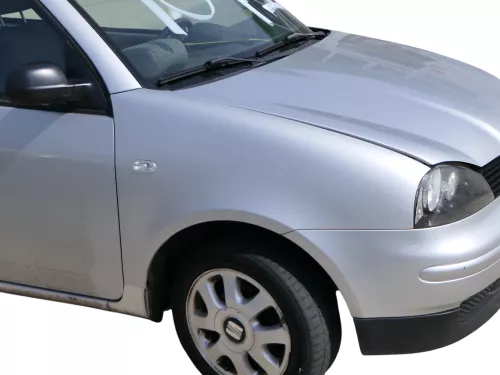 Seat Arosa Kotflügel rechts ab ca. Bj. 2000 Facelift grau silber LS7N